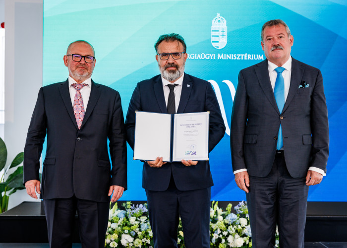 Rangos szakmai elismerést kapott a Szegedi Vízmű vezérigazgatója
