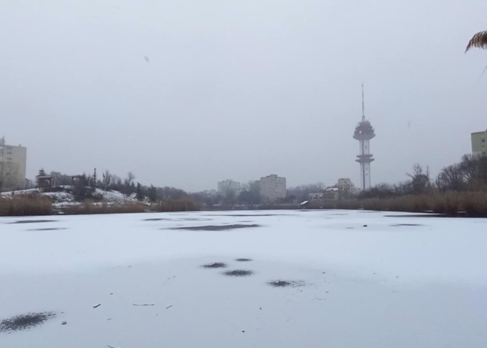 Elkezdtek befagyni a szegedi záportározók