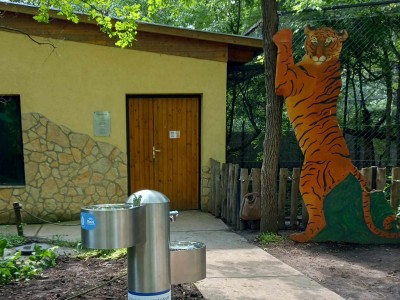 Új ivókutak a Szegedi Vadasparkban