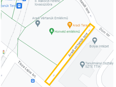 Folytatódnak a vízvezeték-rekonstrukciós munkálatok az Aradi vértanúk terén
