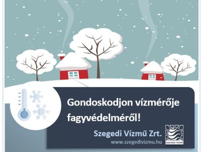 Gondoskodjon vízmérője fagyvédelméről!