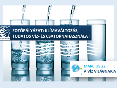 Fotópályázat: klímaváltozás, tudatos víz- és csatornahasználat